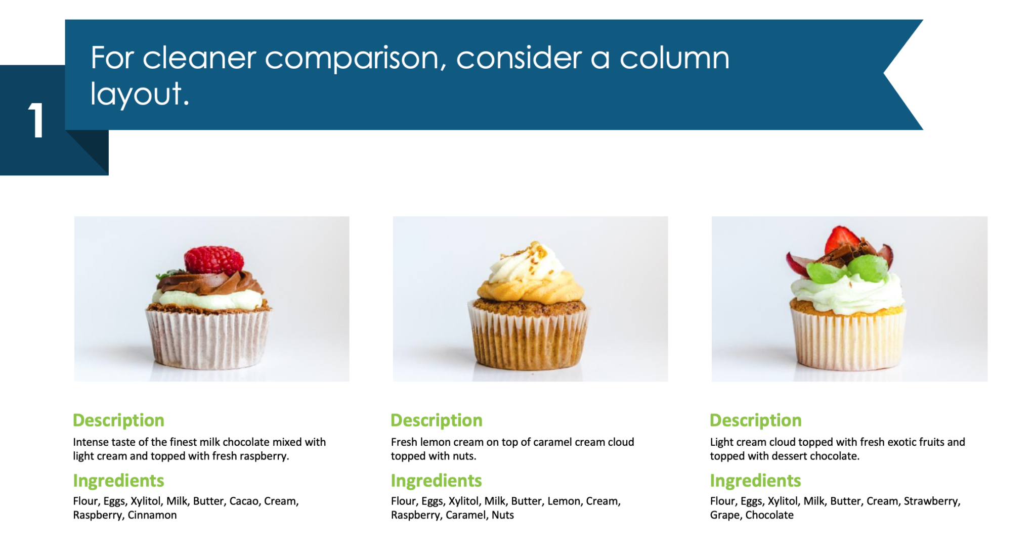 Creating A Food Product Sell Sheet Presentation One-Pager In PowerPoint