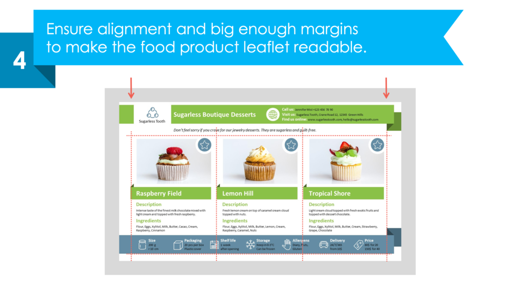 guide on how to redesign product comparison one-pager step 4