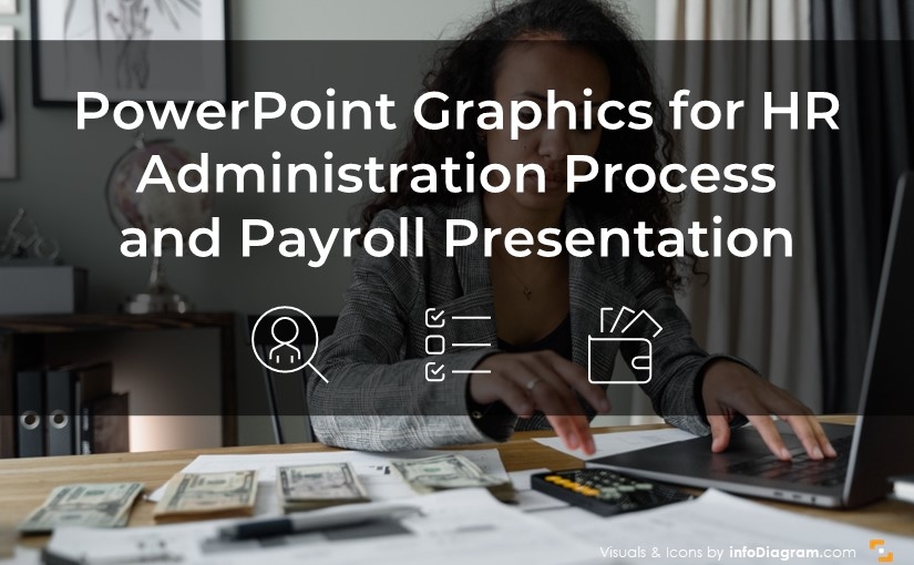 How to Illustrate HR Administration Process and Payroll with PowerPoint Graphics