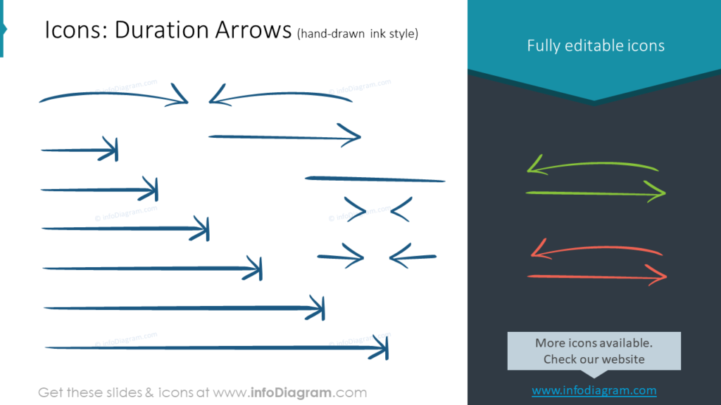 duration arrow graphics