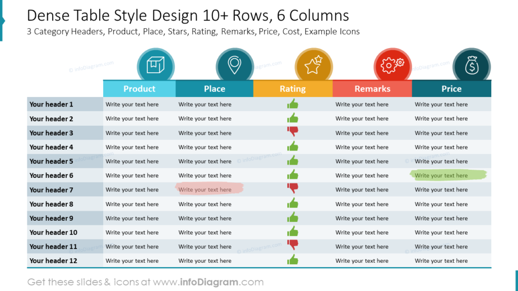 How to Make Infographic Tables Stand Out using PowerPoint