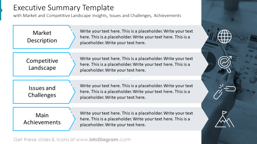 how to present summary in presentation