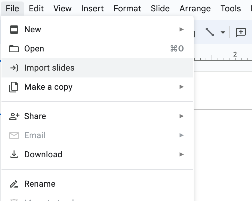 google slides import presentation ppt