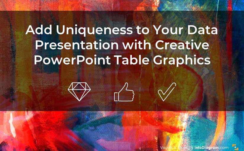 Add Uniqueness to Your Data Presentation with Creative PowerPoint Table Graphics