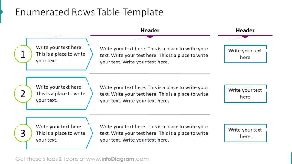 enumerated-rows-table