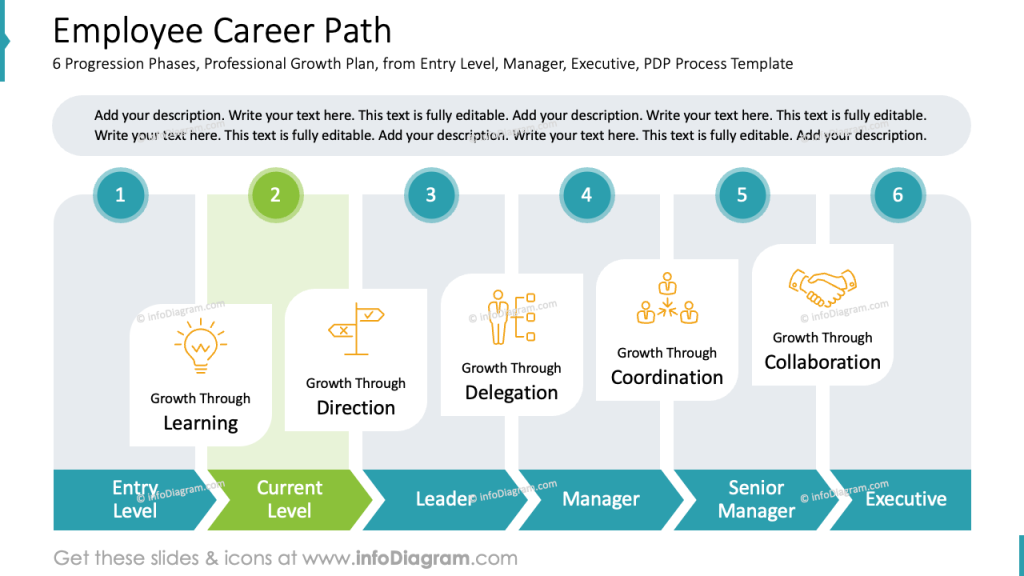 employee career path slide infodiagram